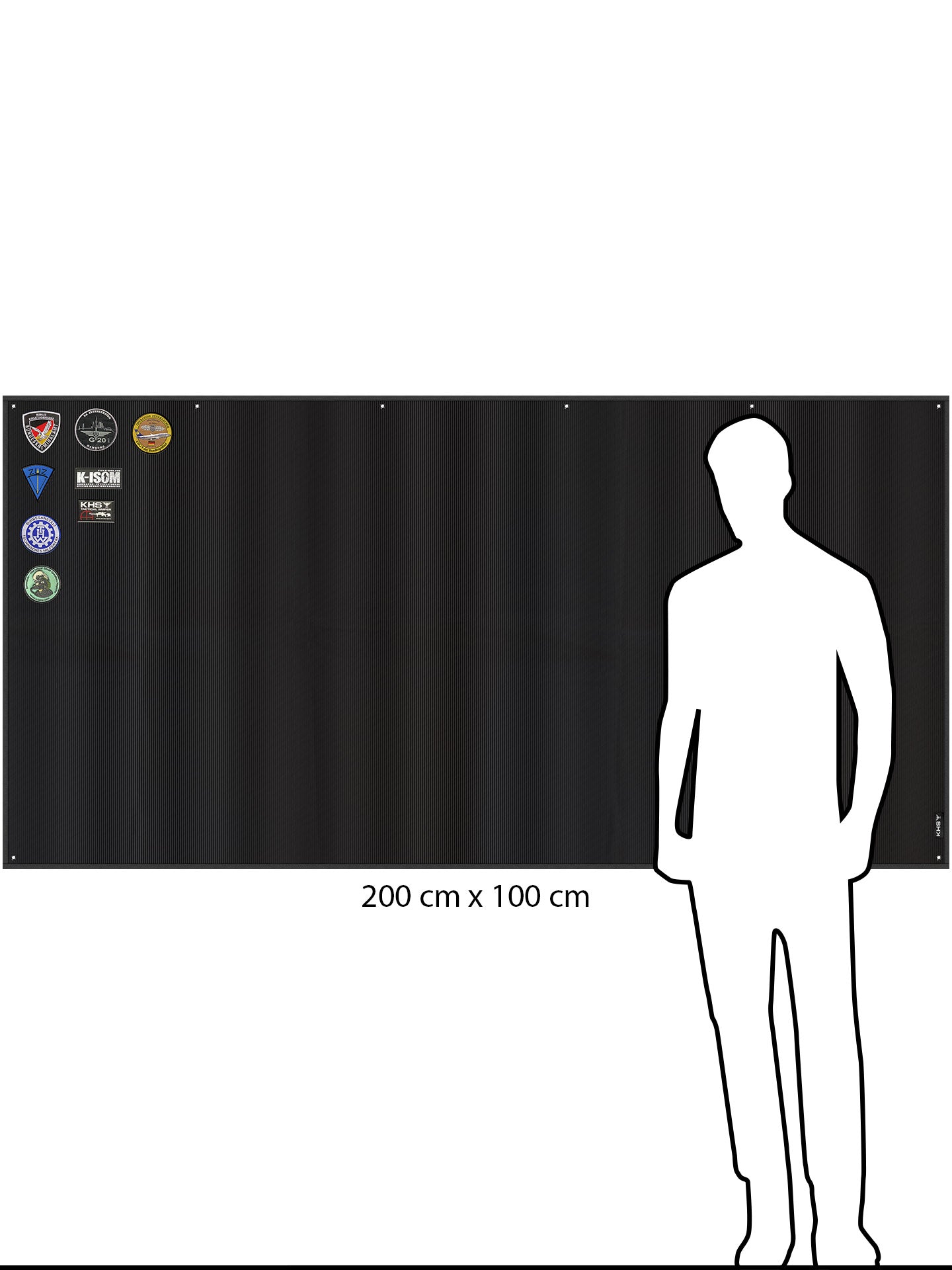 KHS Patch-Wall | 200 cm x 100 cm