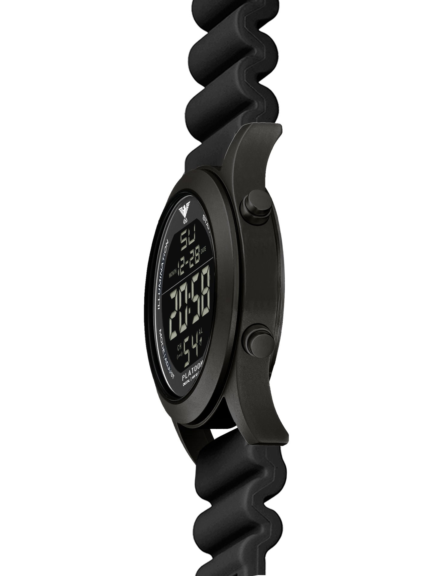 PLATOON | Quarz Digital | Black Steel