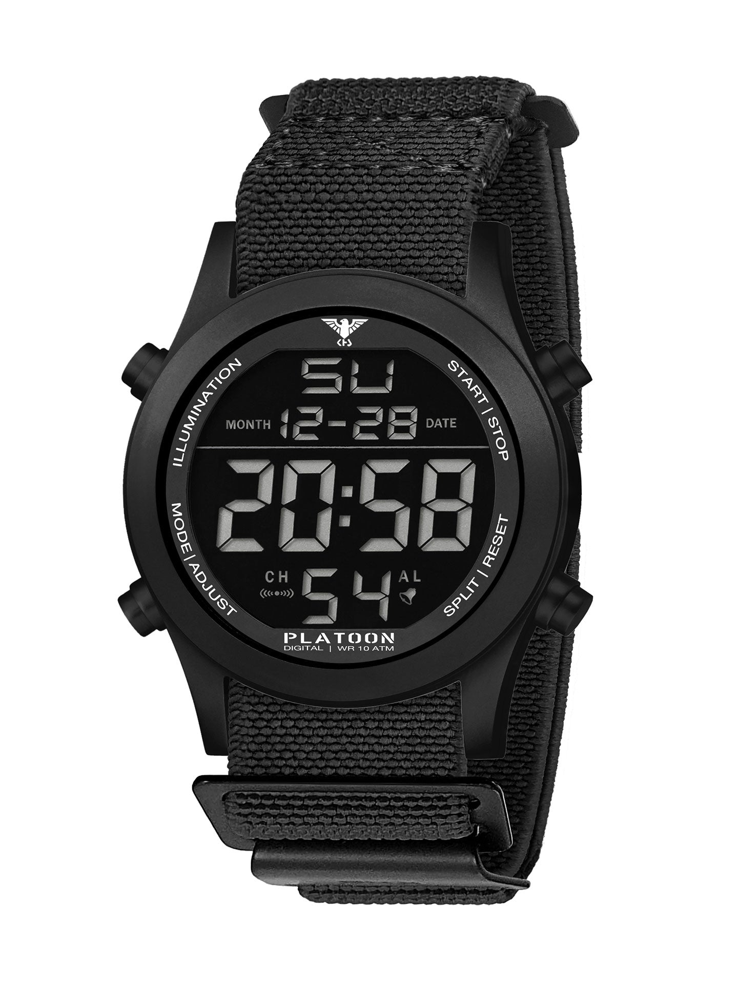 PLATOON | Quarz Digital | Black Steel