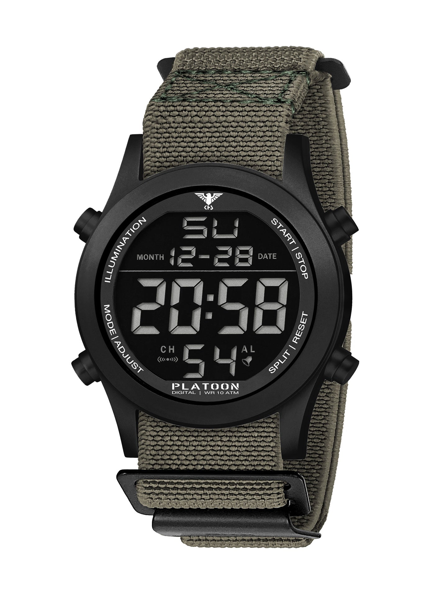 PLATOON | Quarz Digital | Black Steel