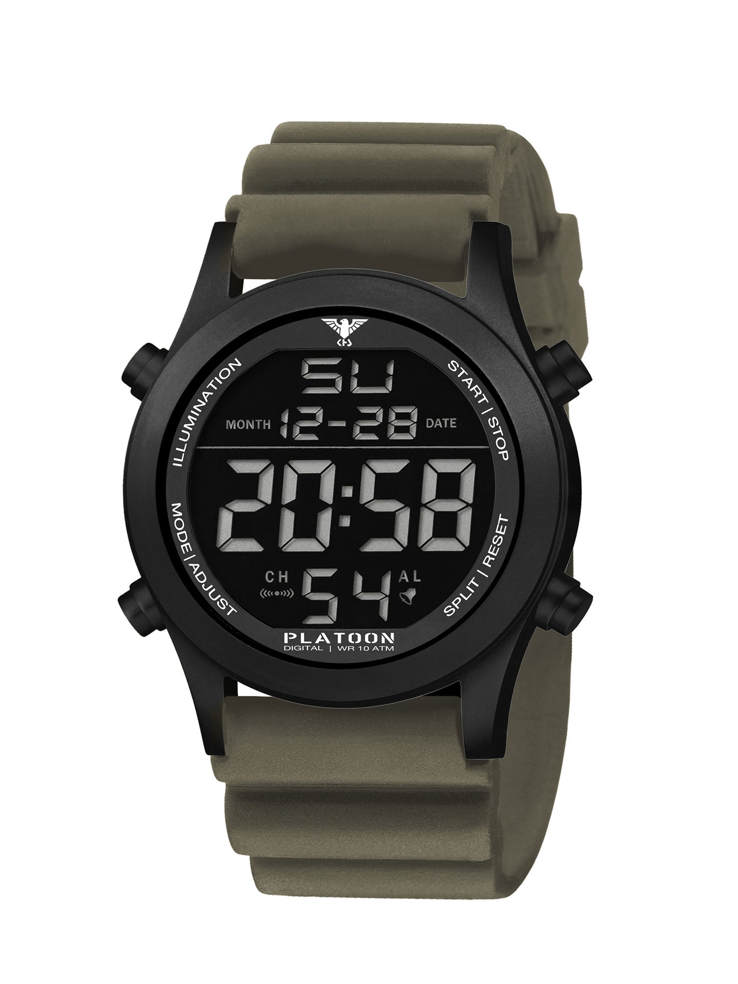 PLATOON | Quarz Digital | Black Steel