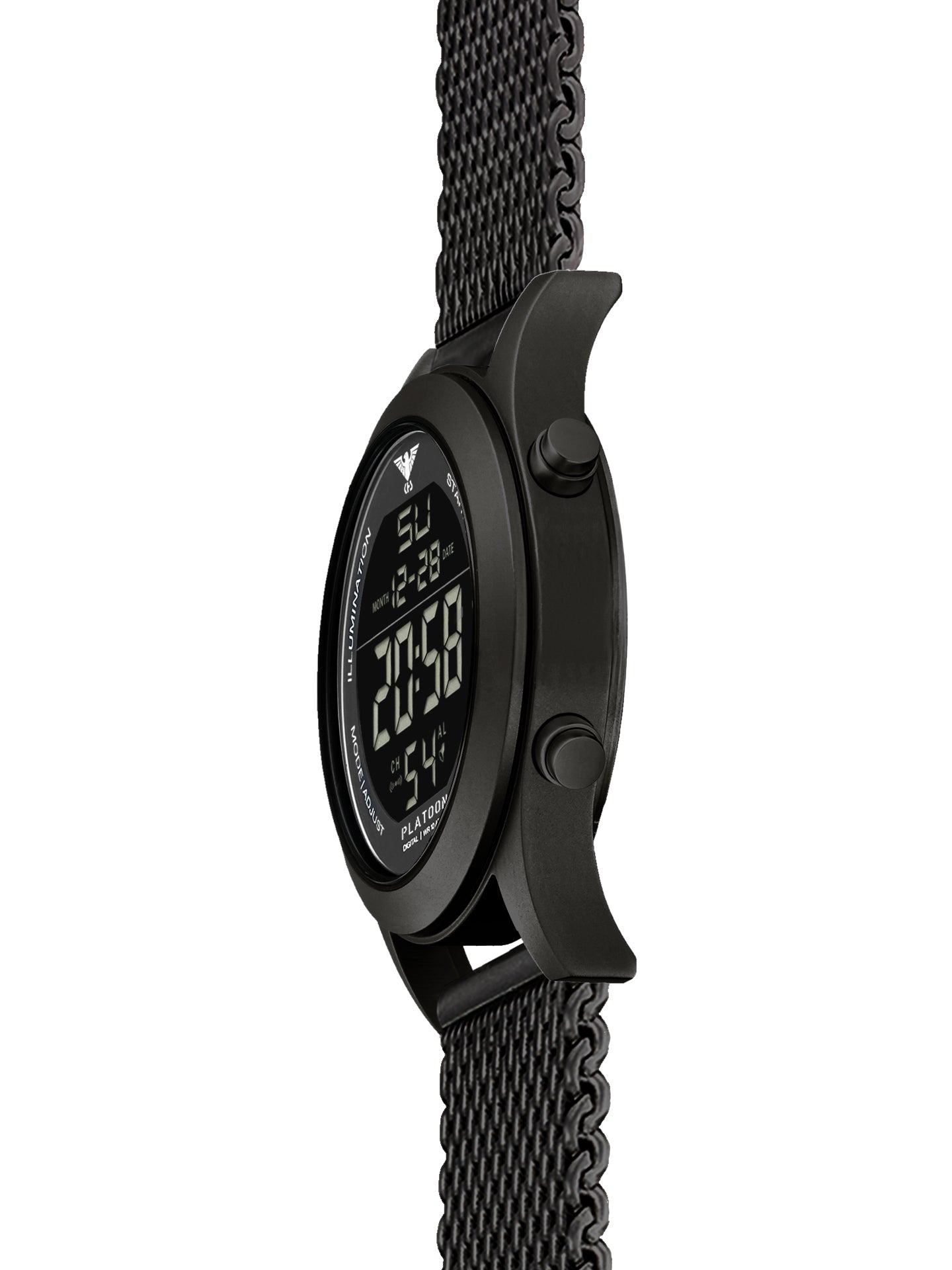 PLATOON | Quarz Digital | Black Steel