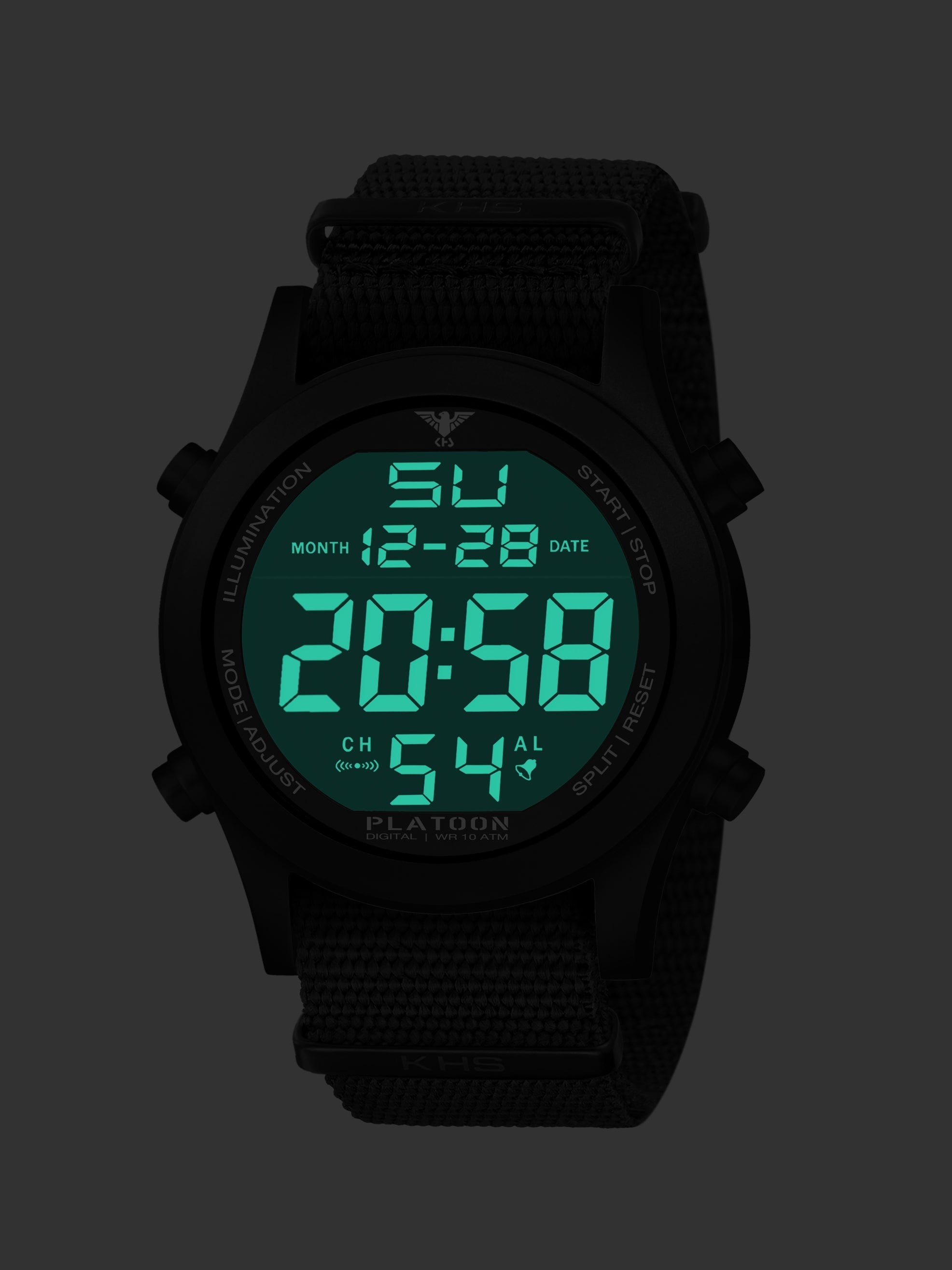 PLATOON | Quarz Digital | Black Steel