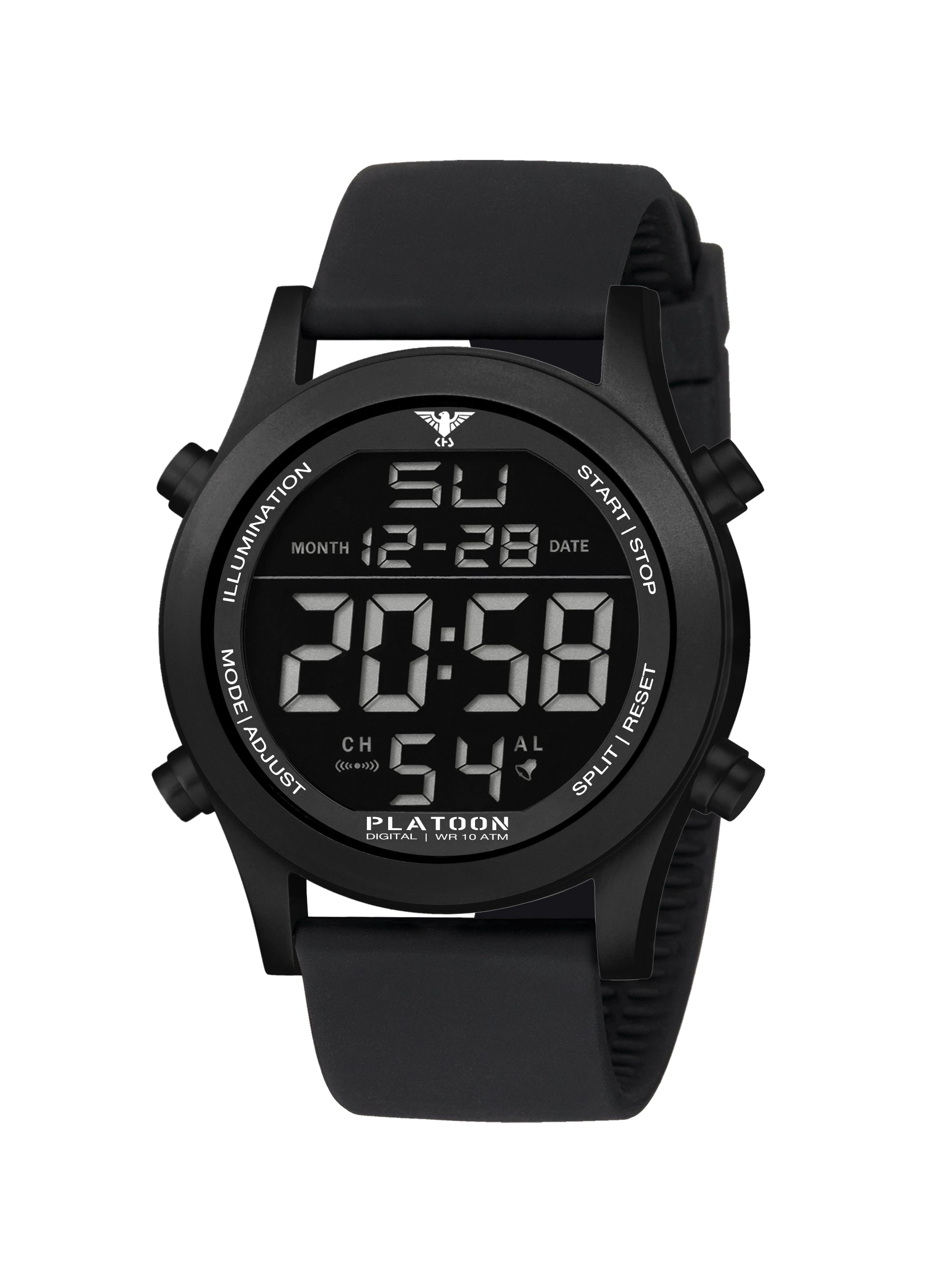 PLATOON | Quarz Digital | Black Steel