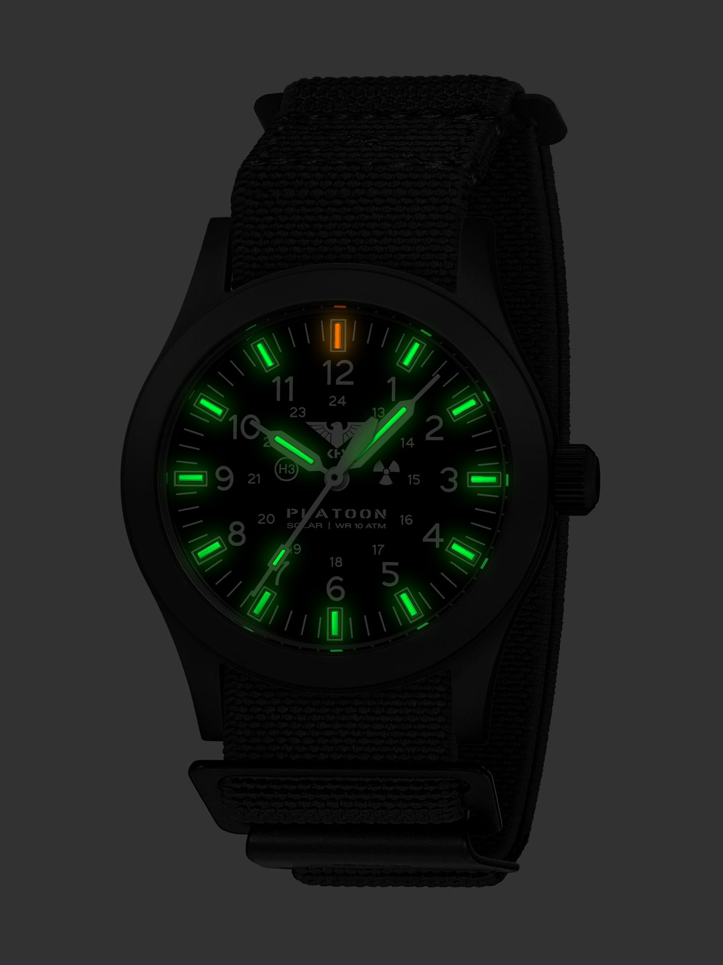 PLATOON | Quarz Solar | Black Steel