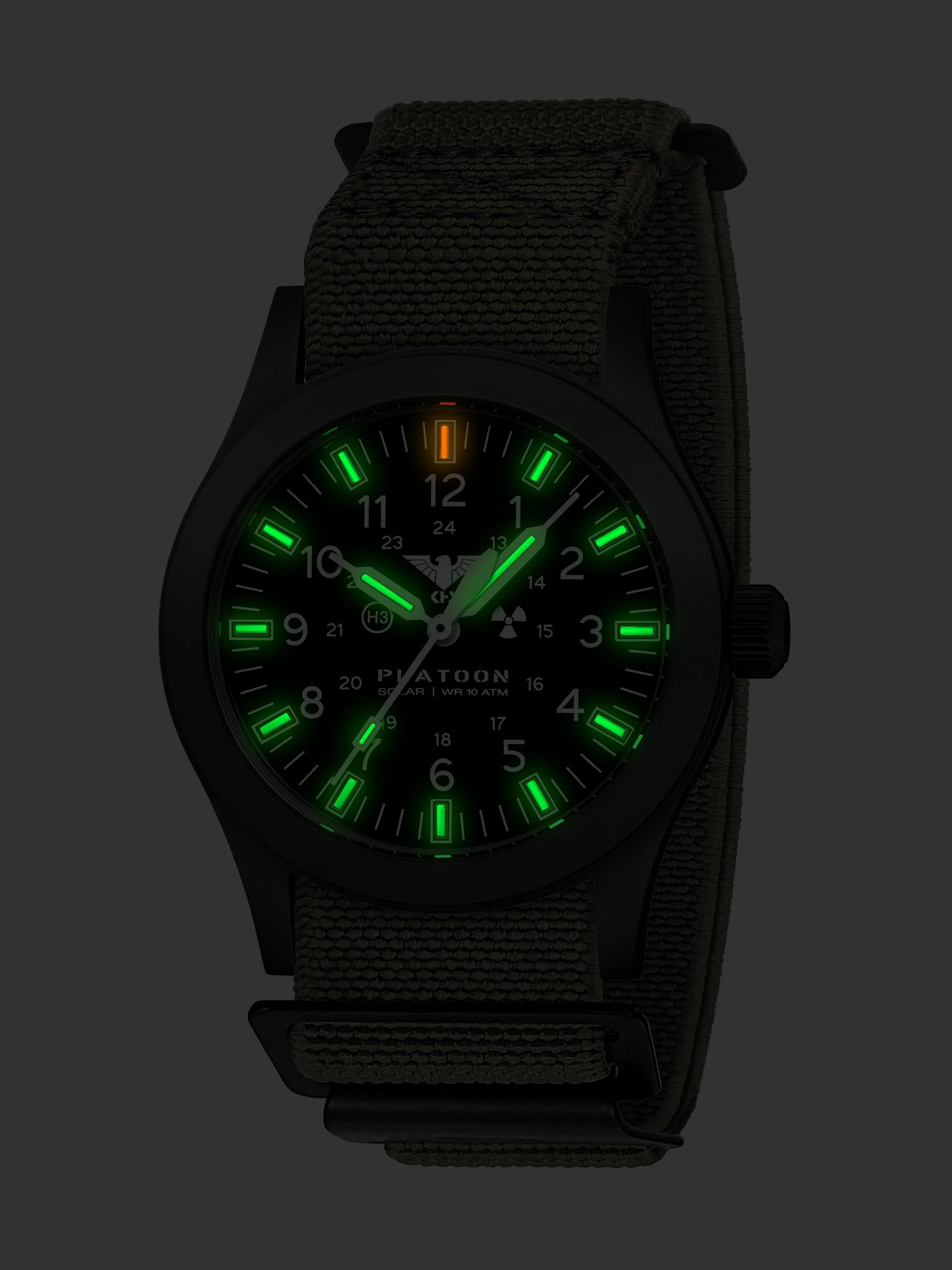 PLATOON | Quarz Solar | Black Steel