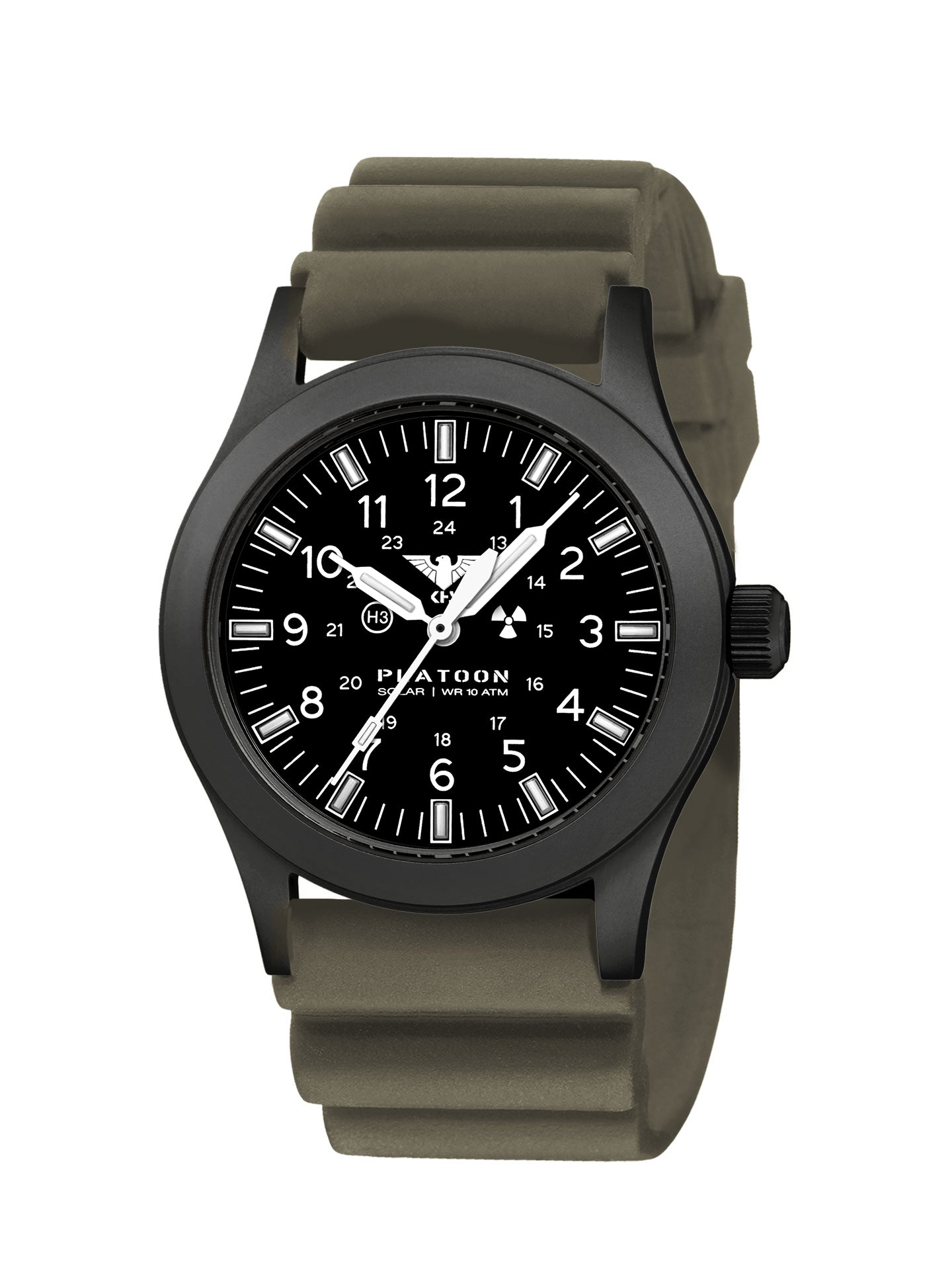 PLATOON | Quarz Solar | Black Steel