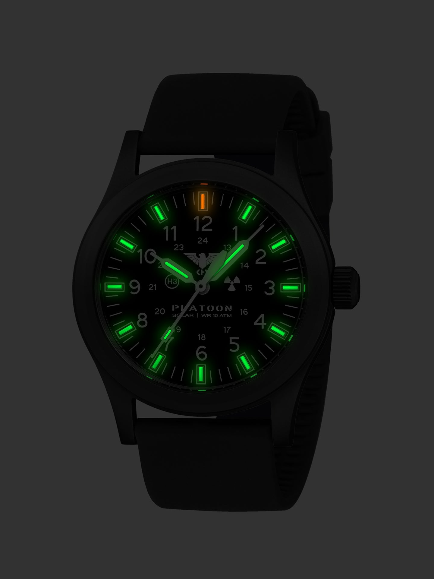 PLATOON | Quarz Solar | Black Steel