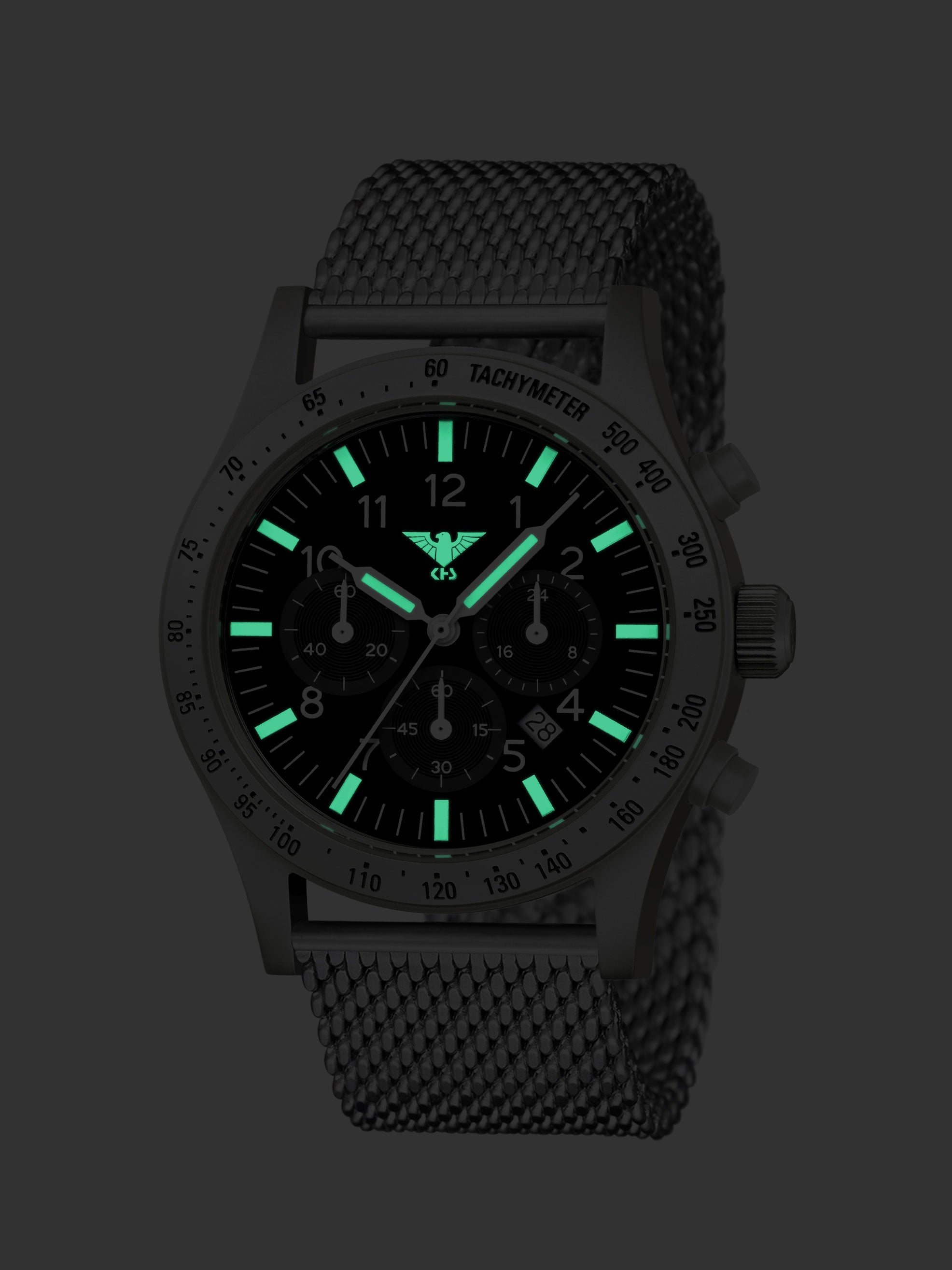 PLATOON | Quarz Solar Chronograph | Steel