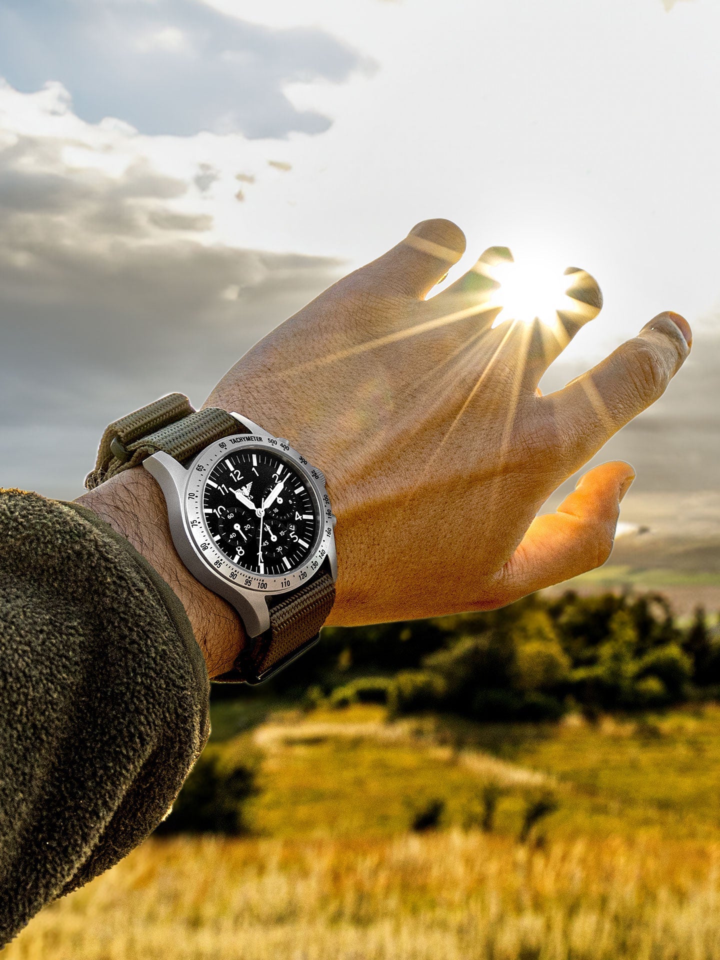 PLATOON | Quarz Solar Chronograph | Steel