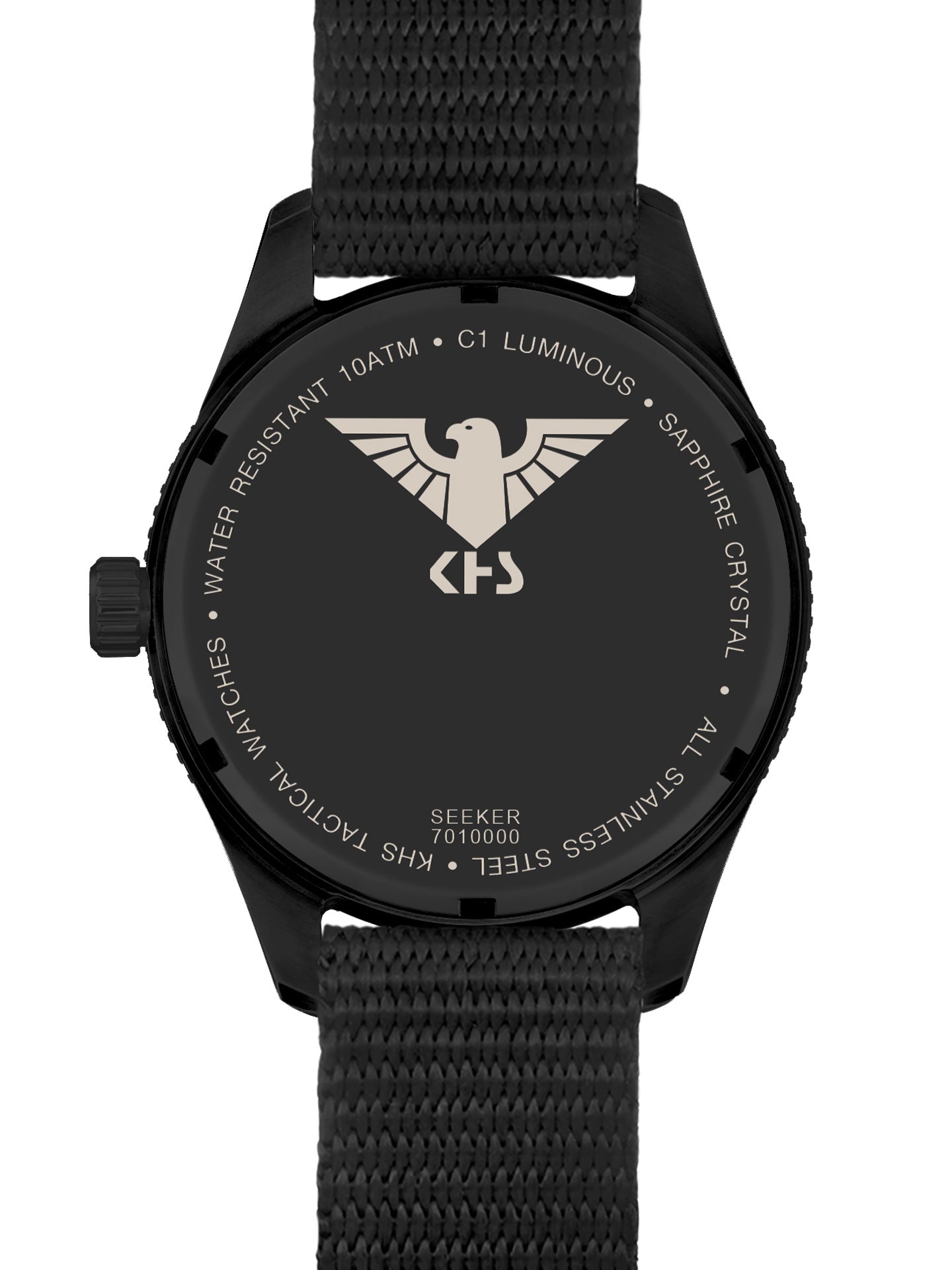 SEEKER | Quarz Analog | Black Steel