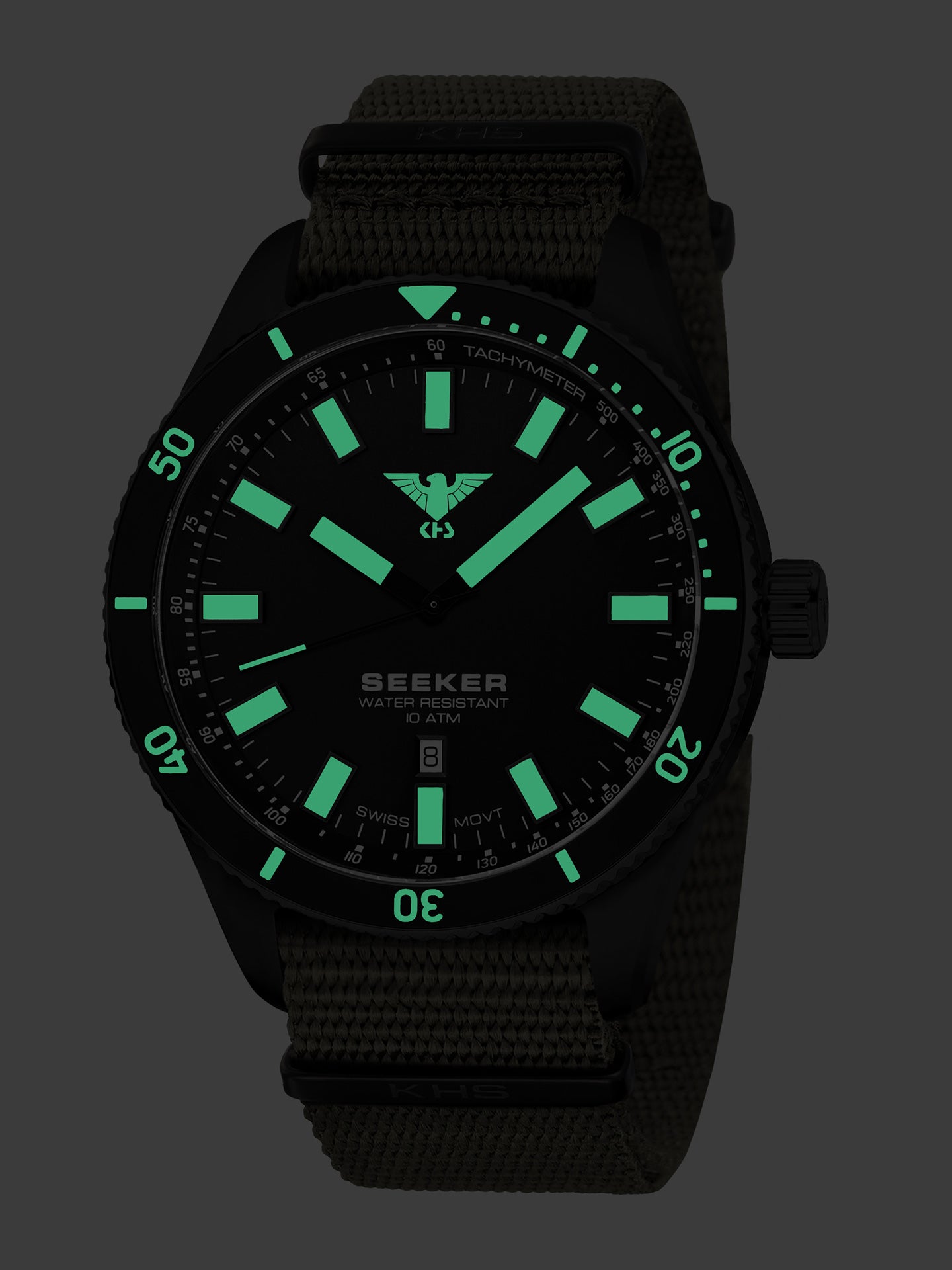SEEKER | Quarz Analog | Black Steel