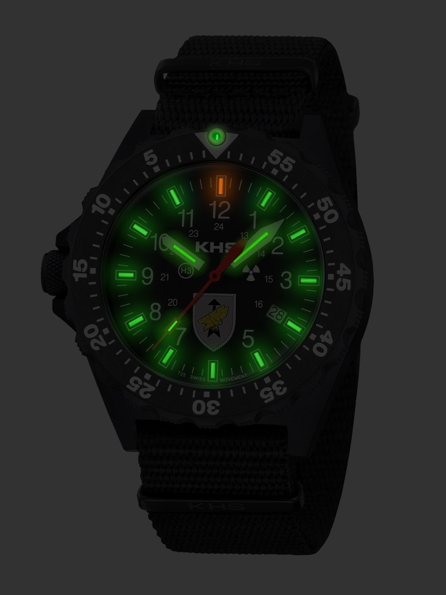 KHS Shooter MKII Automatik Uhr – NEOCARB® Gehäuse, Saphirglas, 200 M Wasserdicht (Field-Version)