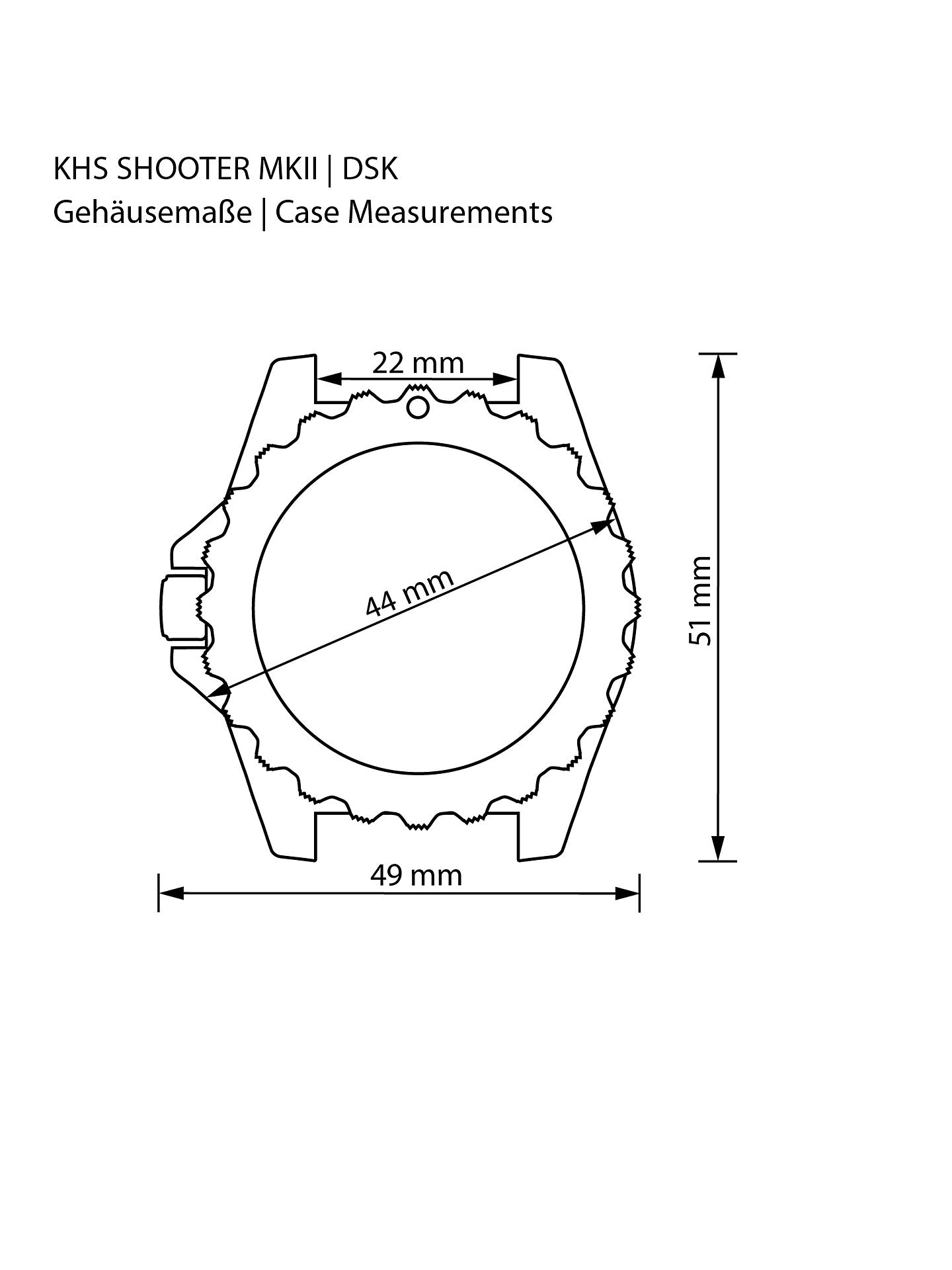 SHOOTER MKII | Quarz Analog | NEOCARB® DSK XTAC