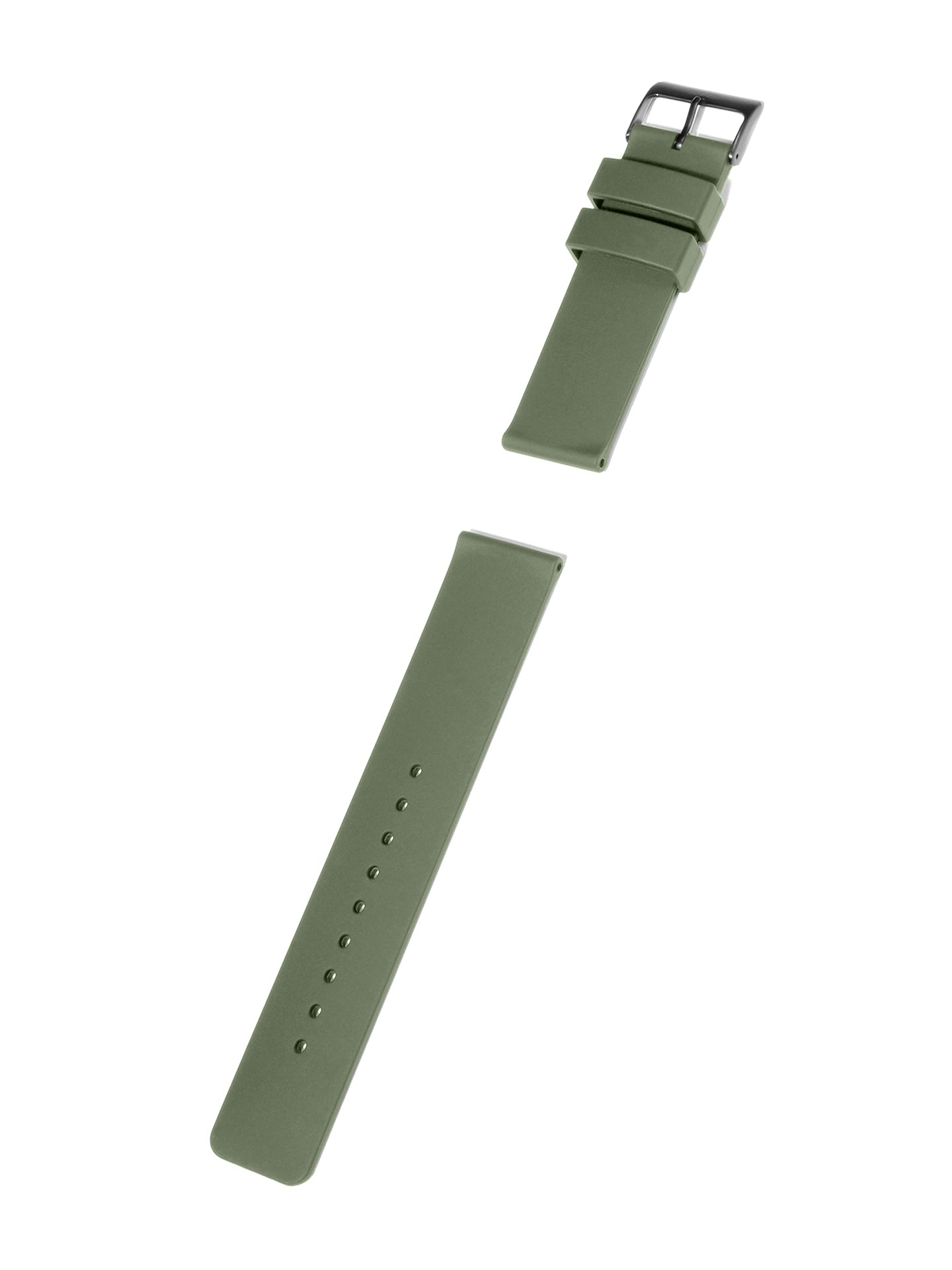Silicone Band Olive 22mm