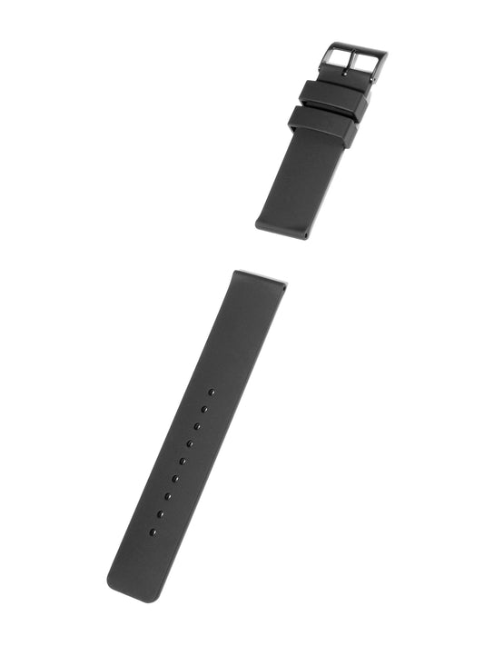 Silicone Band black 22mm