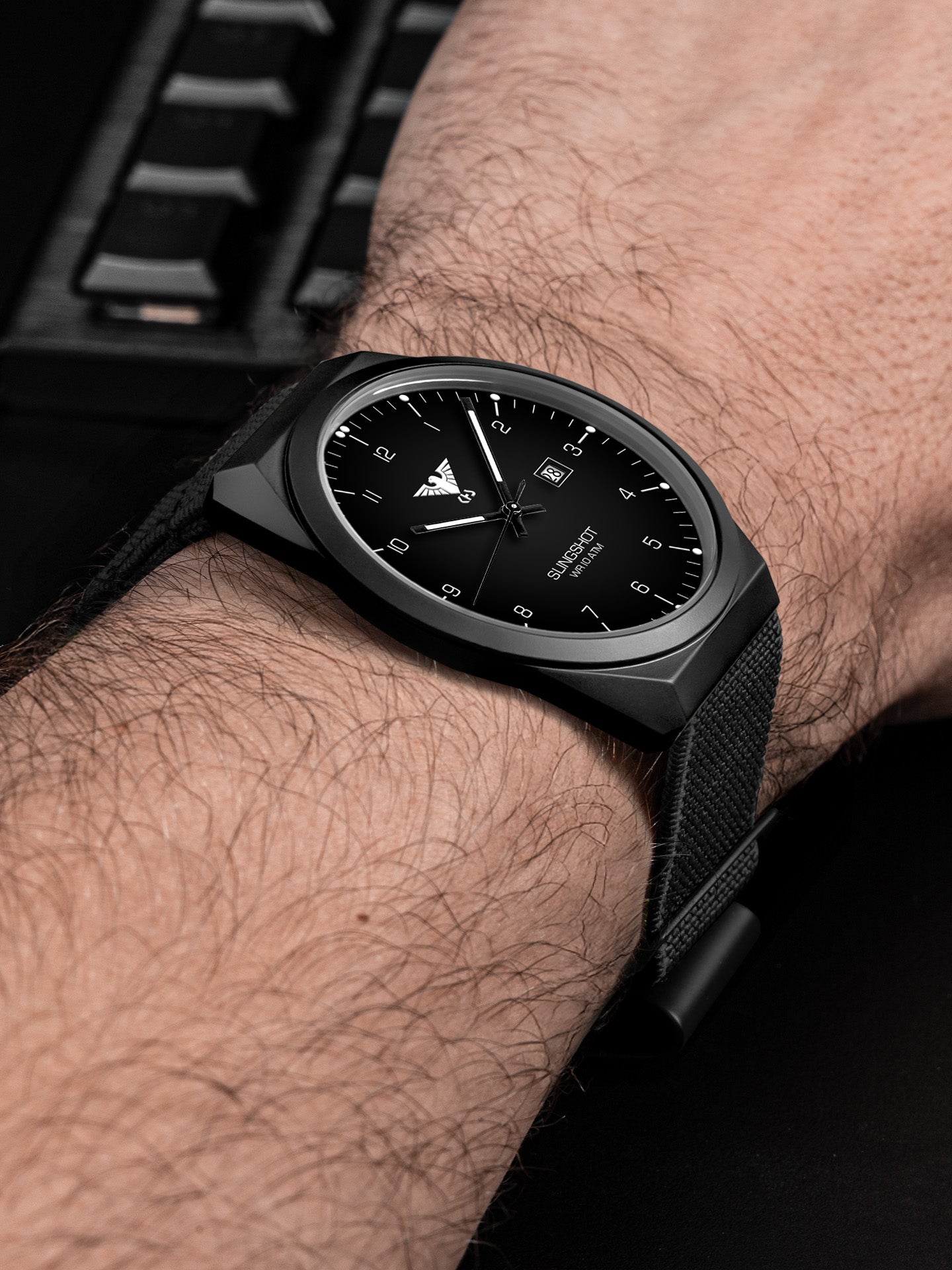 Slingshot Black Steel