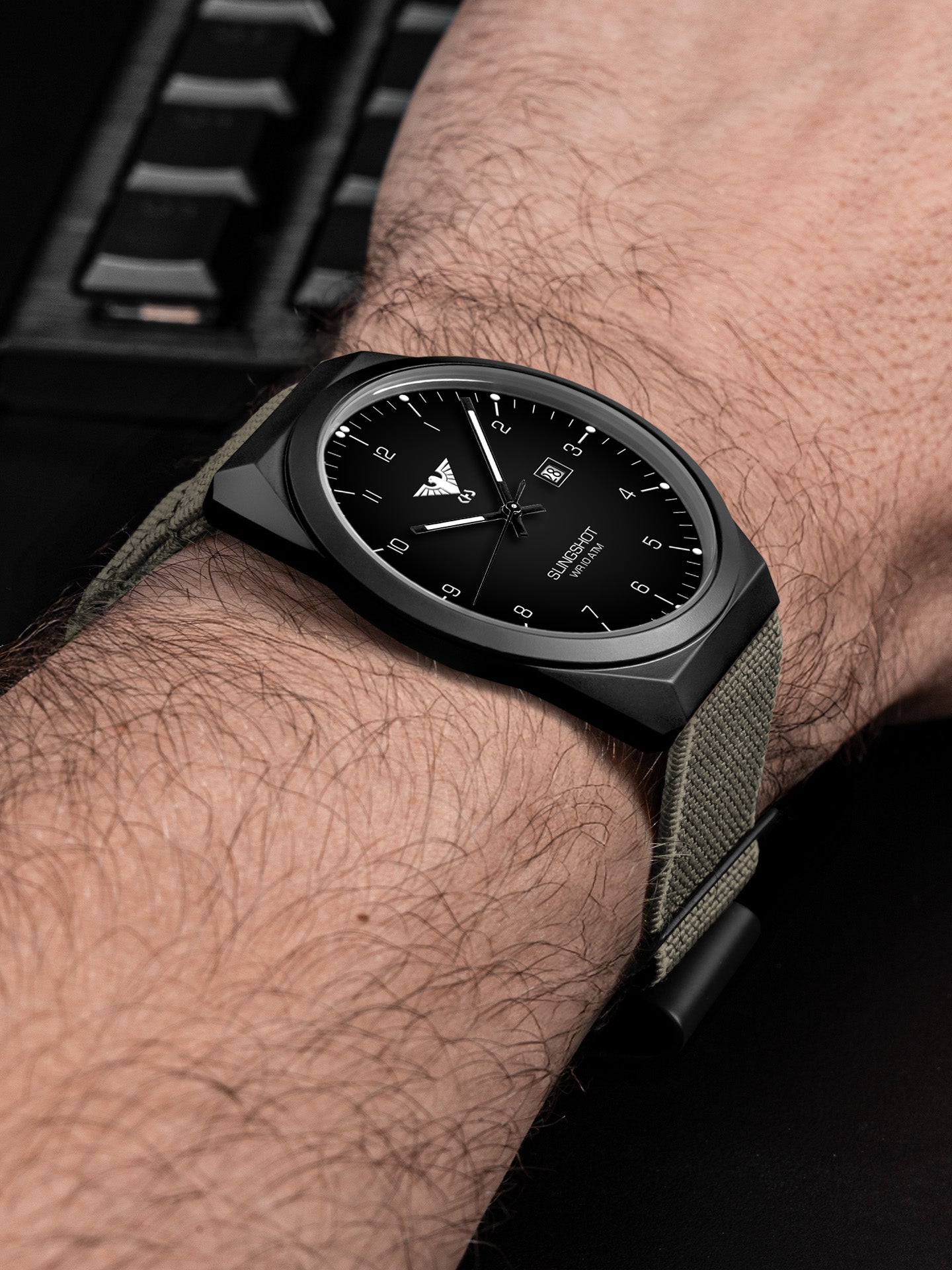 Slingshot Black Steel