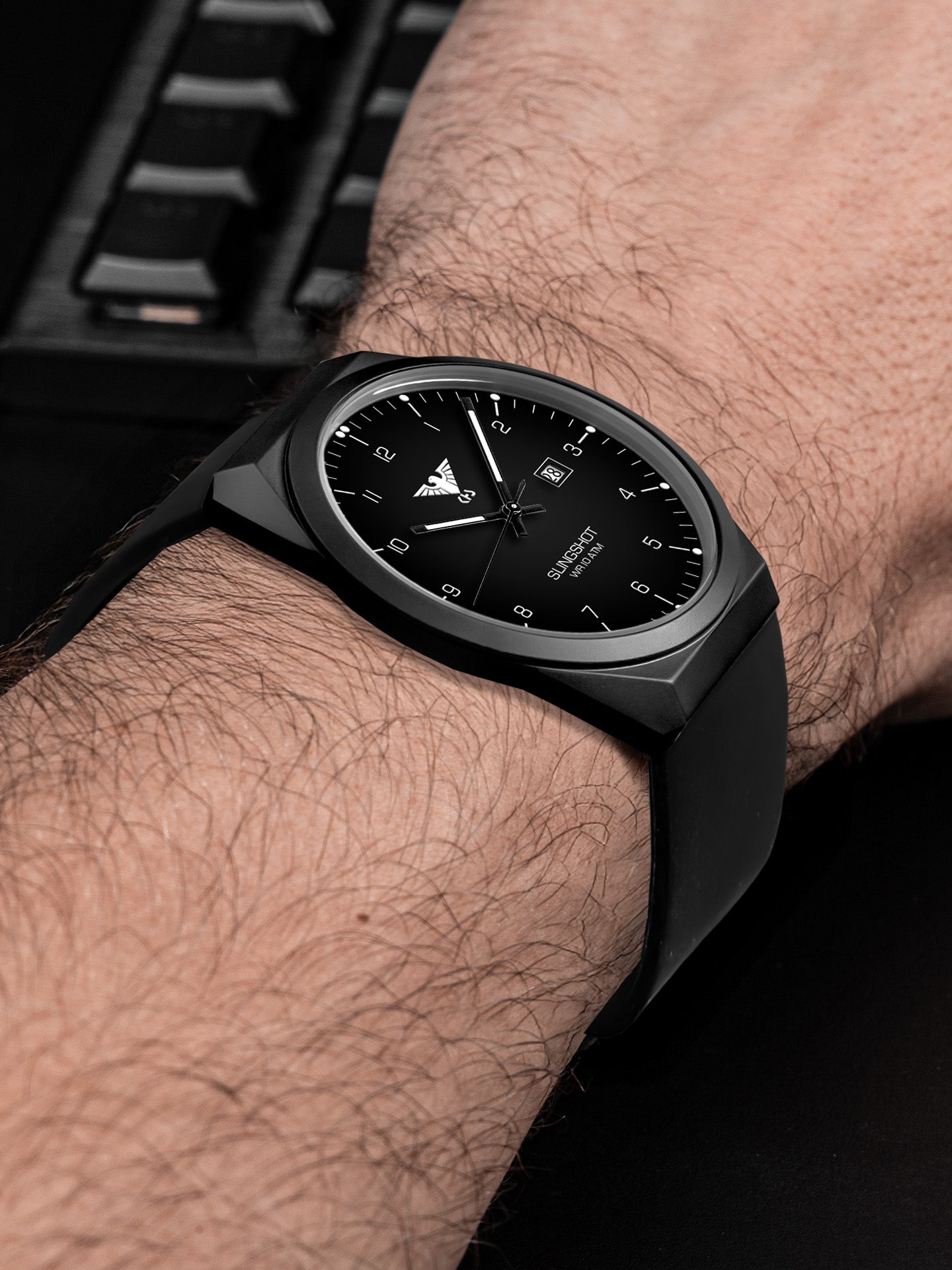 Slingshot Black Steel