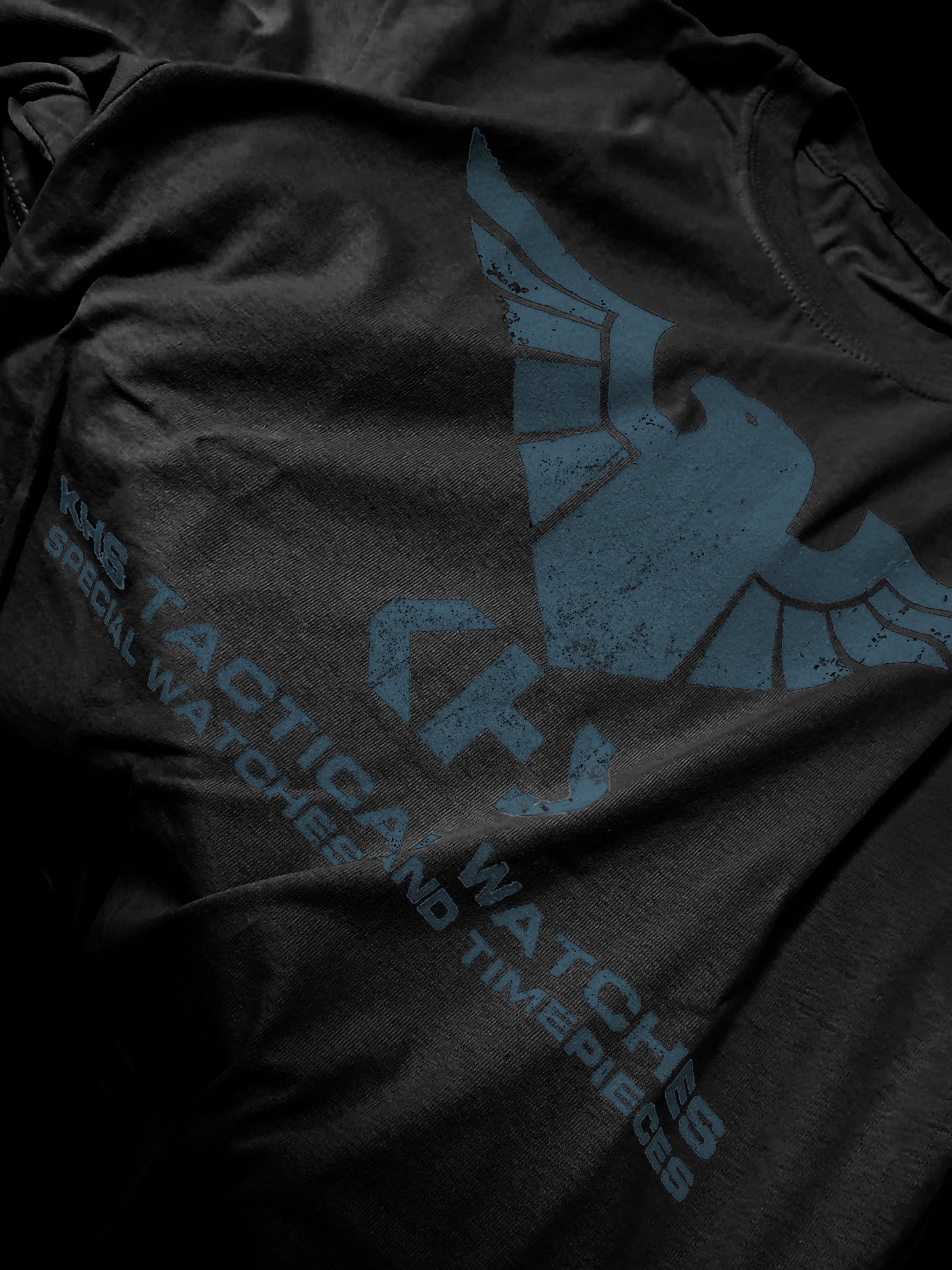 KHS T-Shirt eagle logo black