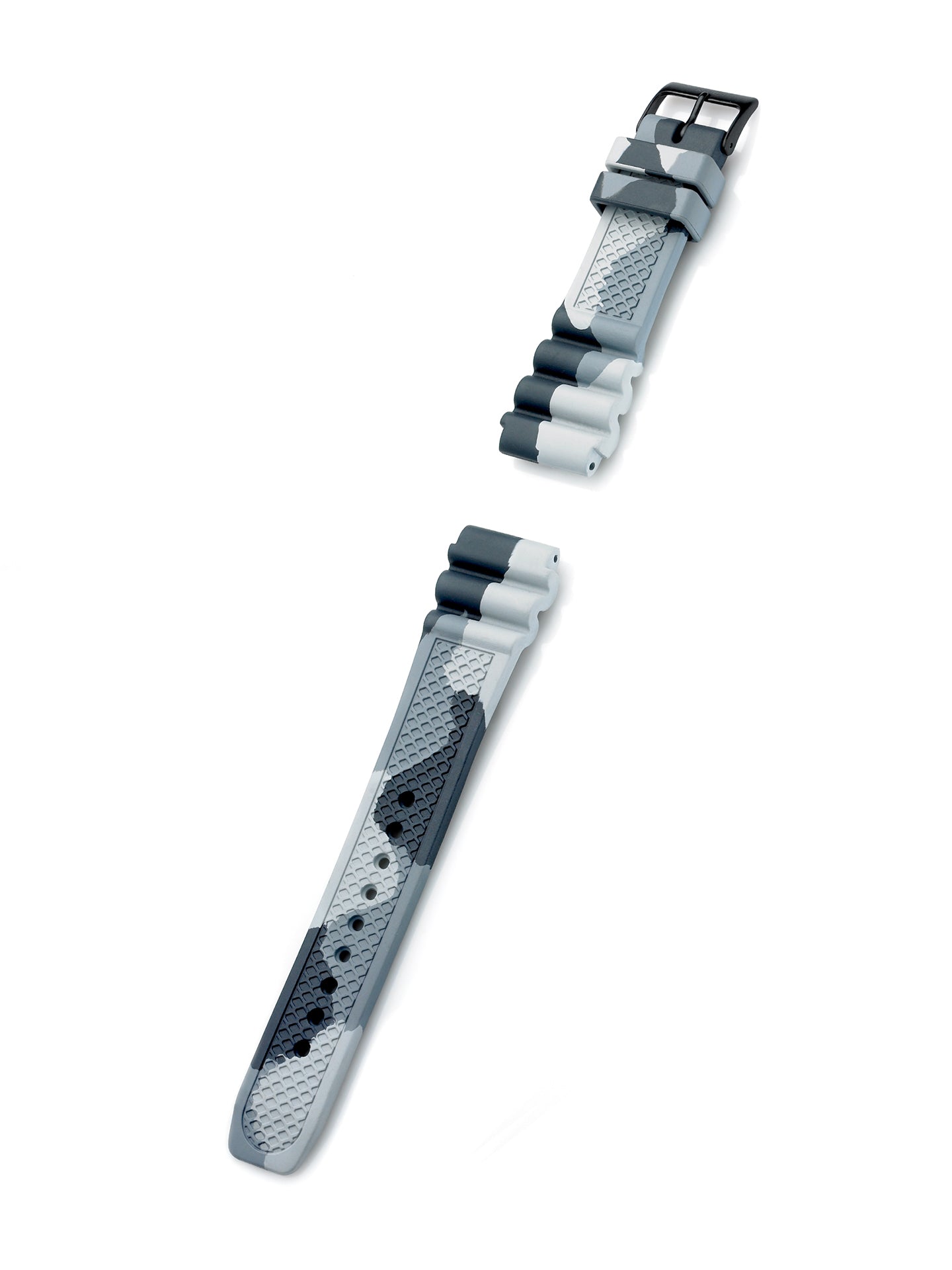 Taucherband Camouflage Grau 22mm