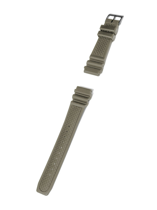 Taucherband Steingrau-Oliv 22mm