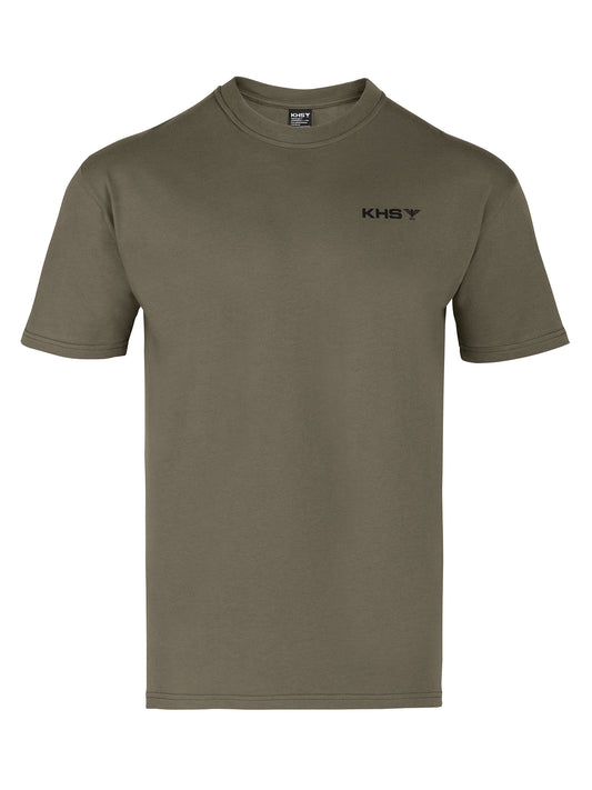 KHS T-Shirt Steingrau-Oliv
