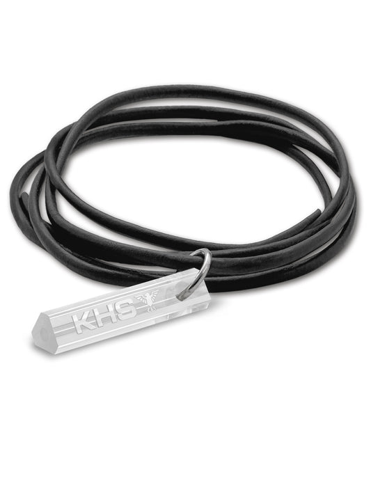 TRIGATAG® with Leather necklace 75cm