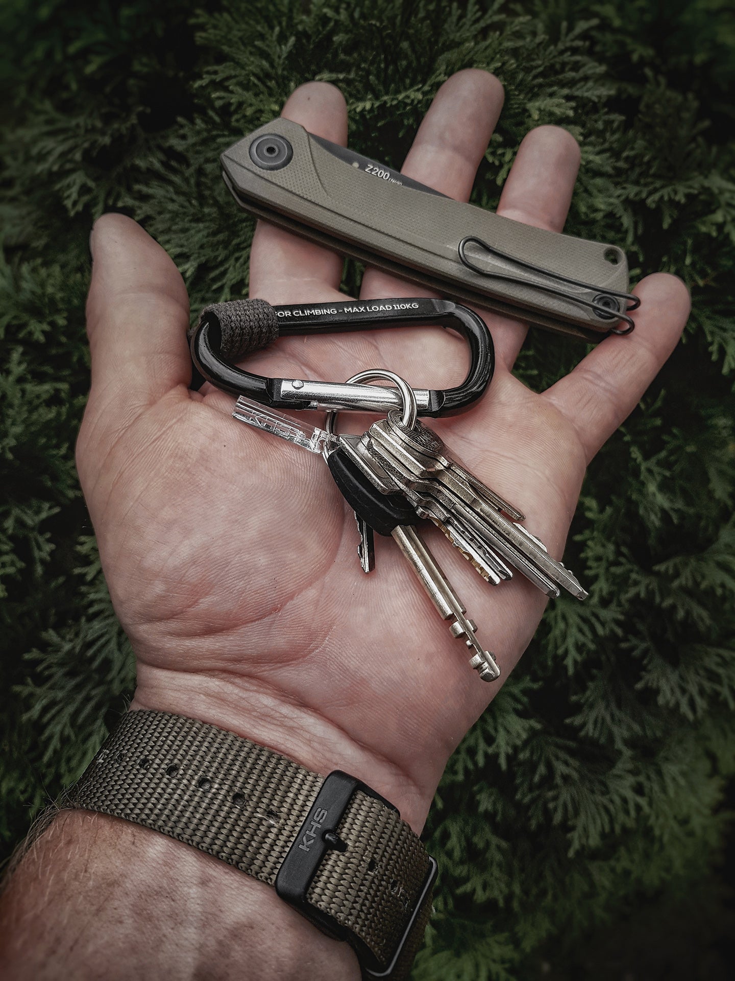 3 TRIGATAGS® with key ring