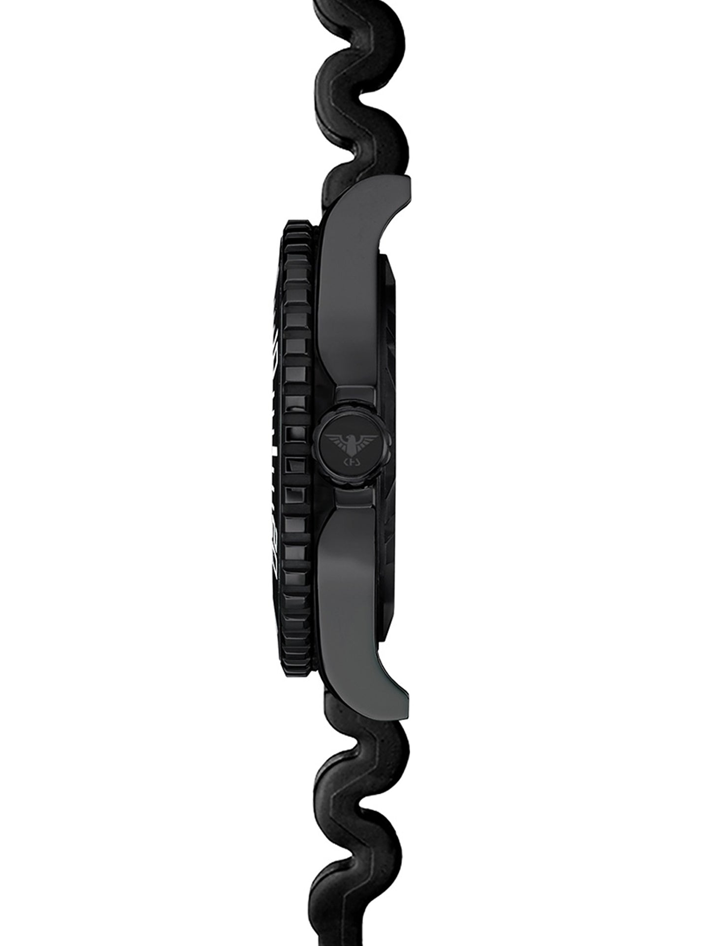 TYPHOON | Quarz Analog | Black Steel