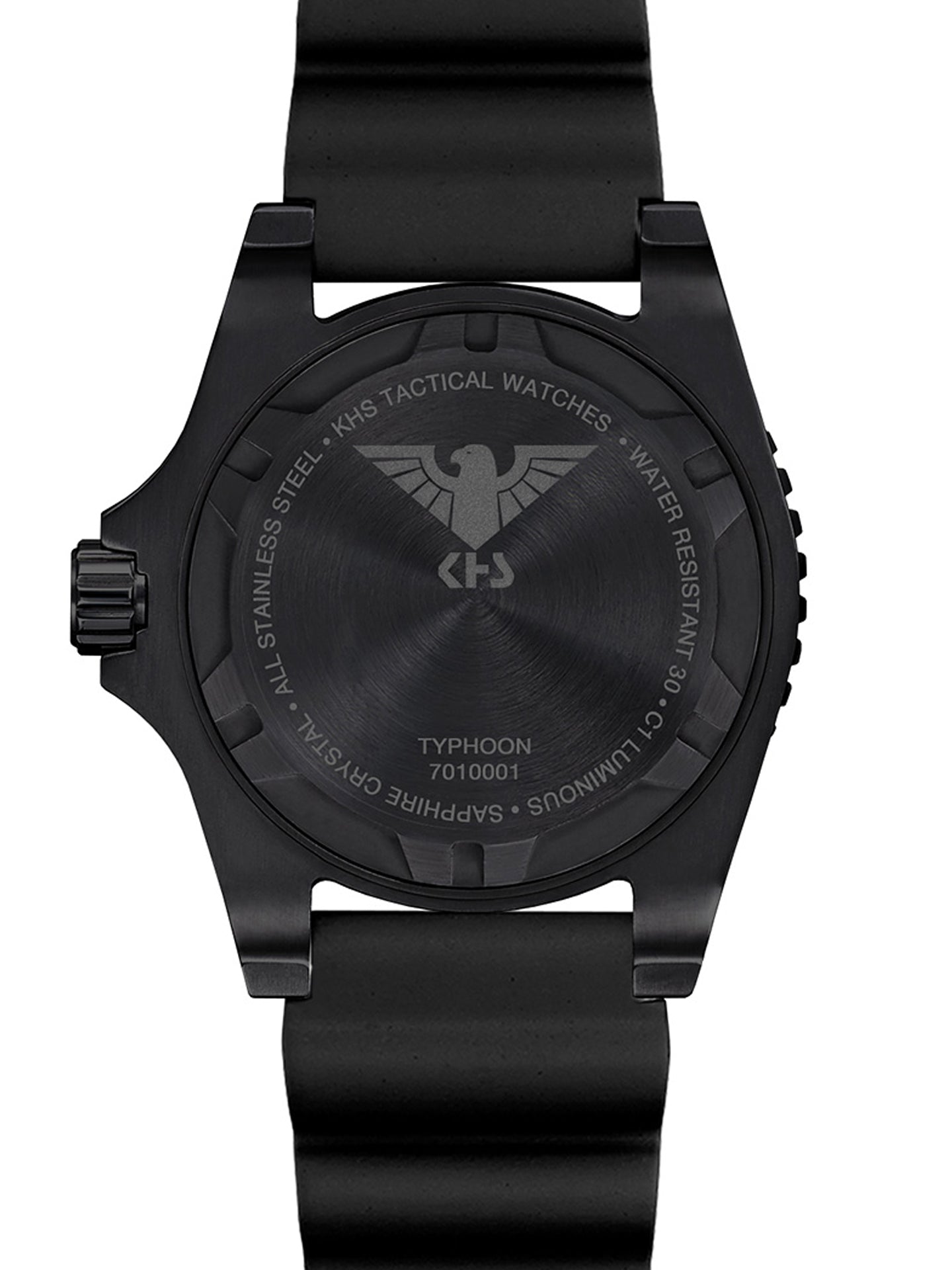 TYPHOON | Quarz Analog | Black Steel