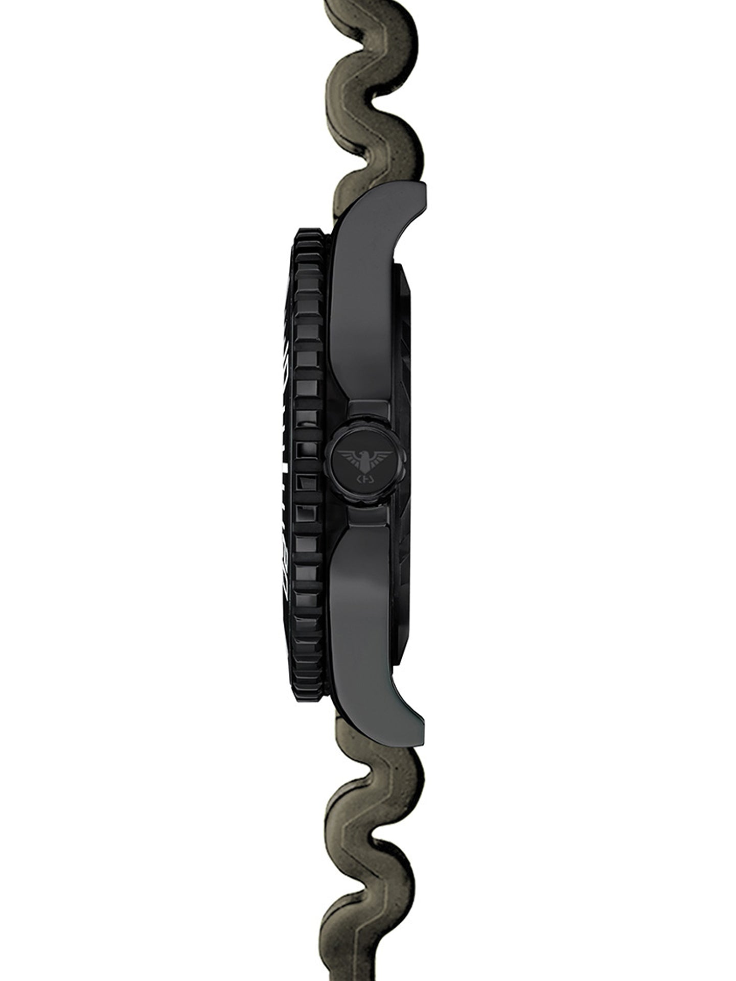 TYPHOON | Quarz Analog | Black Steel