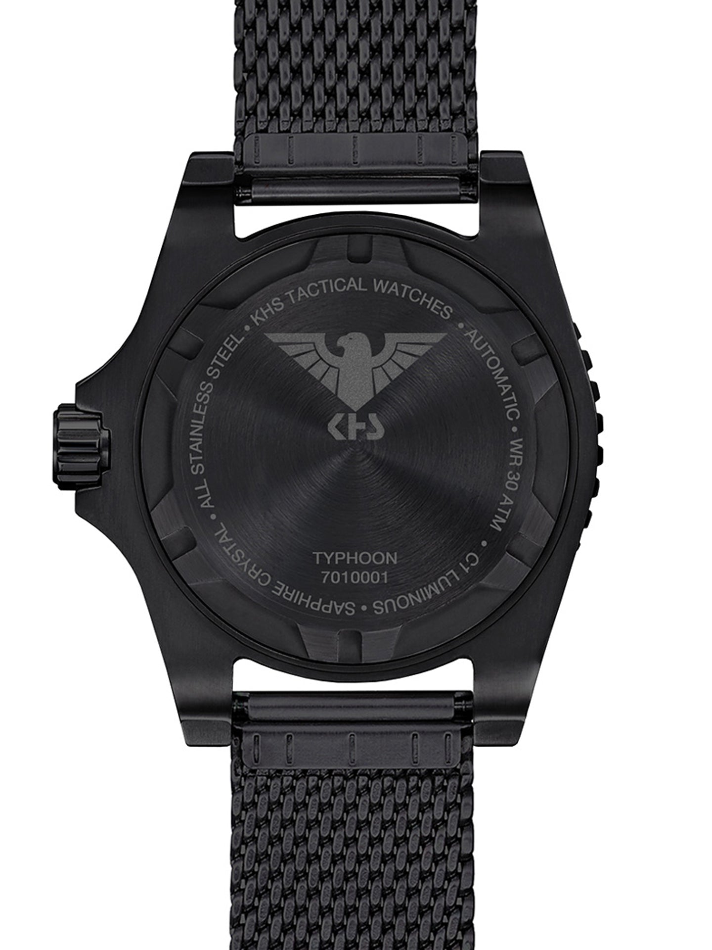 TYPHOON | Automatik Analog | Black Steel