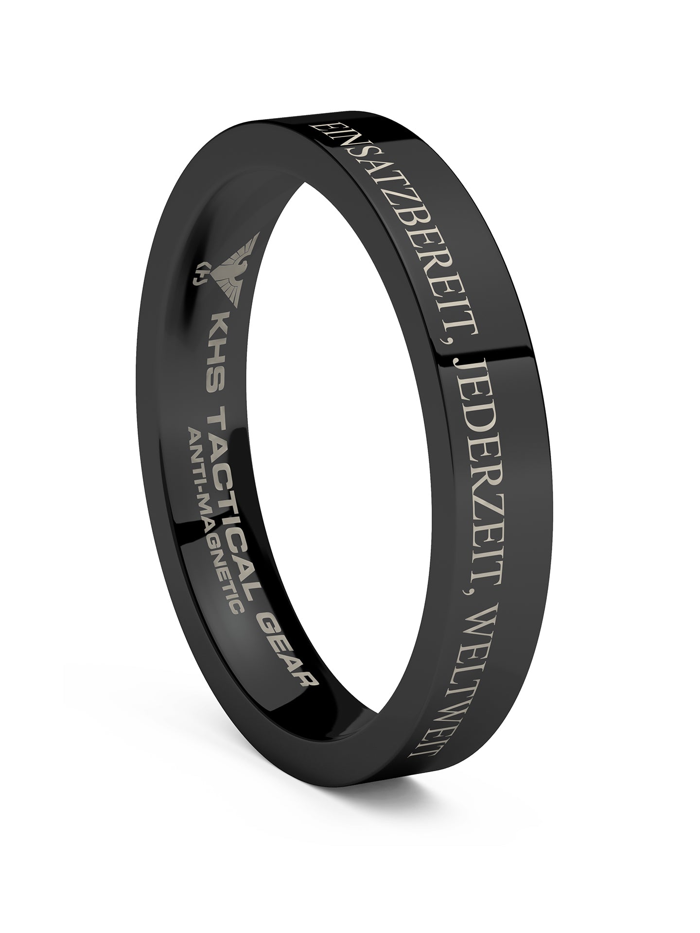 Tungsten ring motto