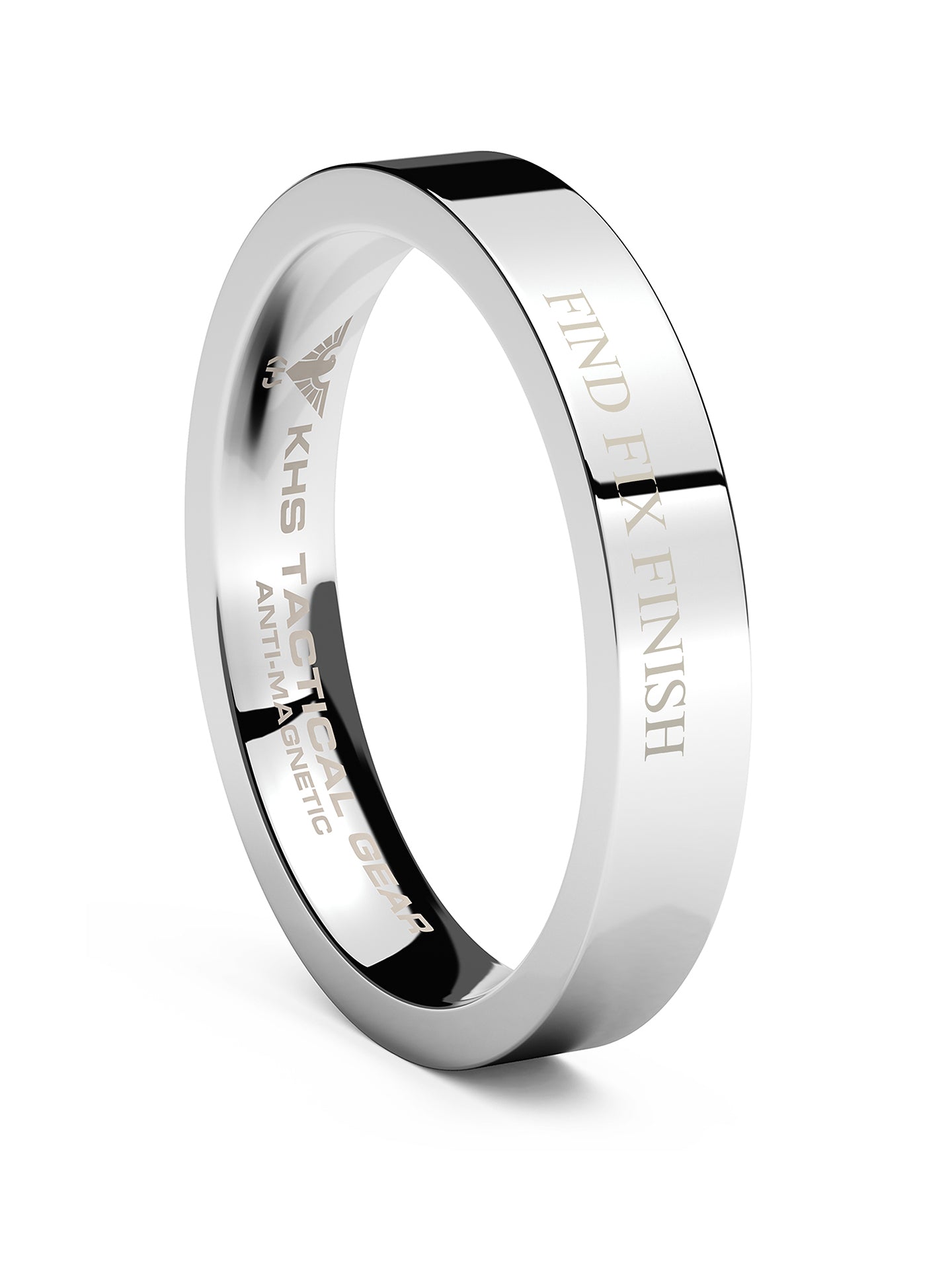 Tungsten ring motto